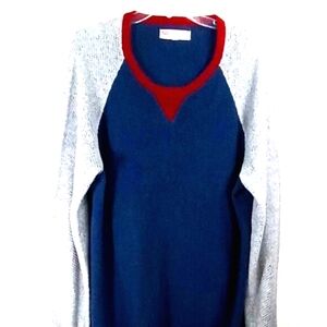 Levi Strauss Sweater Long Sleeve Multicolored Colorblock Size XXLarge